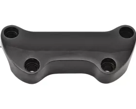HardDrive Handlebar Clamp Plain Without Skirt Black Harley Davidson 1973-Up