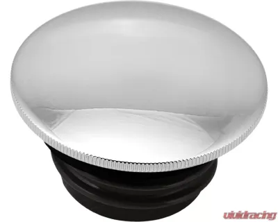 HardDrive Gas Cap Screw-In Smooth Non-Vented Chrome Harley Davidson Fat Bob 1996-2019 - 03-0316A-B