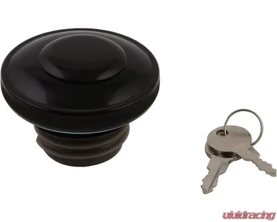 HardDrive Gas Cap Screw-In With Lock And Cover Vented Black Harley Davidson Fat Bob Tank 1996-2019 - 03-0320AB-A