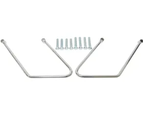 HardDrive Saddlebag Supports Chrome Harley Davidson FXST Two Bolt 1984-1999