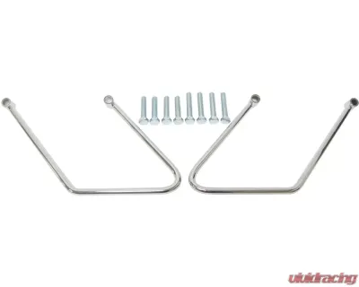 HardDrive Saddlebag Supports Chrome Harley Davidson FXST Two Bolt 1984-1999 - 05-202