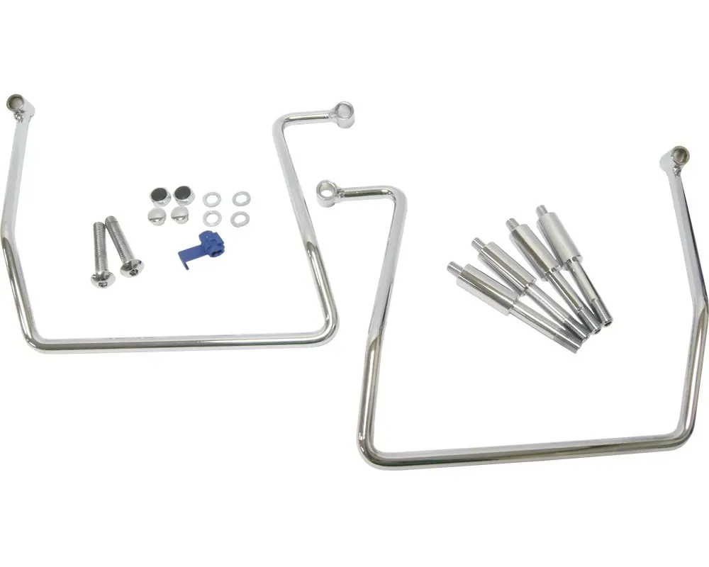 HardDrive Saddlebag Support Chrome Harley Davidson FXD 1991-Up | FXDWG 1993-2008 - 05-205A