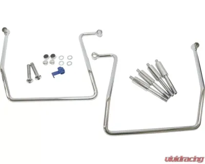 HardDrive Saddlebag Support Chrome Harley Davidson FXD 1991-Up | FXDWG 1993-2008 - 05-205A