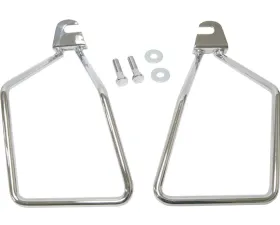 HardDrive Saddlebag Supports Chrome Harley Davidson FXST Single Bolt 2000-Up