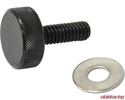 HardDrive Knurled Seat Knob 1/4"-20 Black - 05-330BK