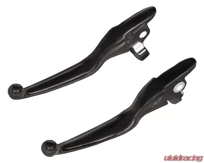 HardDrive Matte Black Lever Set Smooth Harley Davidson Touring 2014-2016 - 53805