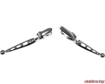 HardDrive Custom Lever Tri-Hole Chrome Harley Davidson Touring 2008-2013 - 53818