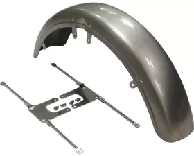 HardDrive Front Fender Early Style With Chrome Bracket Harley Davidson