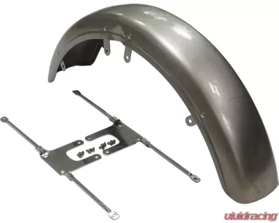 HardDrive Front Fender Early Style With Chrome Bracket Harley Davidson - 10-730