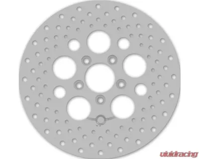 HardDrive Stainless Drilled Rear Rotor 11.8" Harley Davidson Touring 2008-2013 - 11-072
