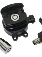 HardDrive Ignition Switch With Fork Lock Black Harley Davidson  FXST/FLST 2015-2016                                     - 27-042BK - Image 2