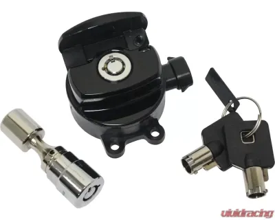 HardDrive Ignition Switch With Fork Lock Black Harley Davidson  FXST/FLST 2015-2016 - 27-042BK