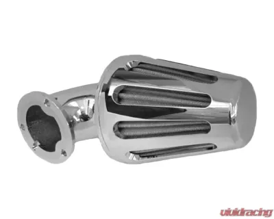HardDrive Ram Air Filter Chopped Chrome 4.5"X10" Harley Davidson Big Twin | Sportster - 120236
