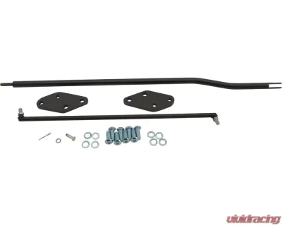 HardDrive Forward Control Extension Black Harley Davidson Dyna 2006-2017 - 121025