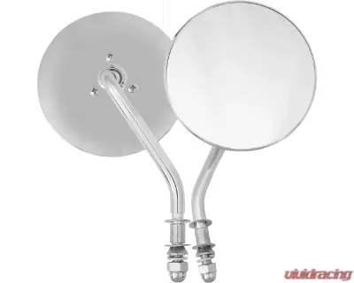 HardDrive Chrome 4" Round Mirror Right Side - 153083