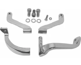 HardDrive Footboard Mounts Chrome Front Harley Davidson FLH | FLT 1983-2008