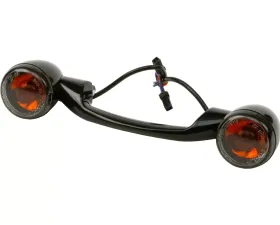 HardDrive Light Bar Black With Smoke Lenses Harley FLST/FLSTC 1986-2016 | FLSTN 1993-1996 | FLHT/FLT/FLHR 1991-2008 | FLHRC/FLHTC/FLHTCU/FLHTK 2009-2014