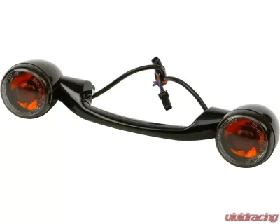 HardDrive Light Bar Black With Smoke Lenses Harley FLST/FLSTC 1986-2016 | FLSTN 1993-1996 | FLHT/FLT/FLHR 1991-2008 | FLHRC/FLHTC/FLHTCU/FLHTK 2009-2014 - 161803