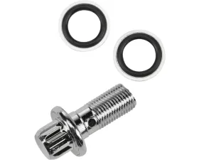 HardDrive Chrome Banjo Bolts 12-PT Kit OE#41739-84