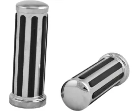 HardDrive Grips Rail With Smooth End Caps Harley Davidson 1973-Up