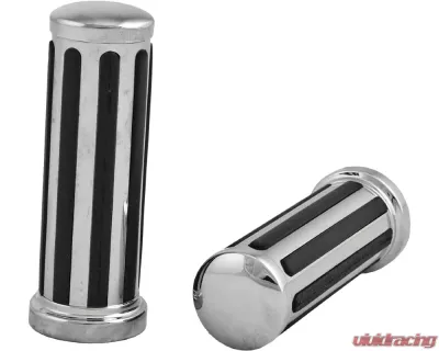 HardDrive Grips Rail With Smooth End Caps Harley Davidson 1973-Up - 17-0513