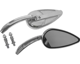 HardDrive Custom Die Cast Mirror Chrome Vintage Style Harley Davidson