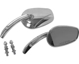 HardDrive Custom Die Cast Mirror Chrome Arrow Head Harley Davidson