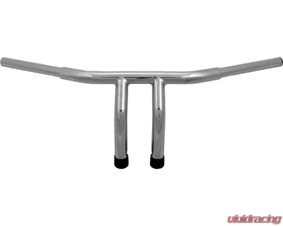 HardDrive Fat Tiller Handlebar Chrome 1.25" With 8" Rise Harley Davidson 1982-Up - 21-202