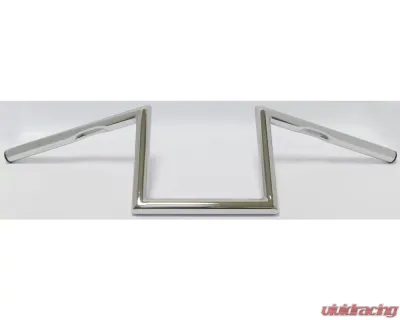 HardDrive Z-Bar 1" Dimpled 8" Rise Chrome Harley Davidson 1982-Up - 21-231