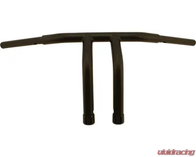 HardDrive Fat Tiller Handlebar Black 1.25" With 10" Rise Harley Davidson 1982-Up - 21-546SB