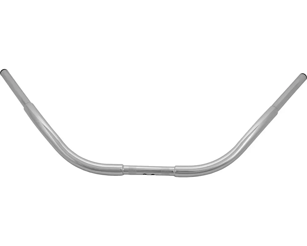 HardDrive Fat Beach Handlebar Chrome 1.25" With 3.5" Rise Harley Davidson 1982-Up - 21-574