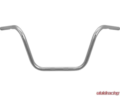 HardDrive Buckhorn Handlebar Chrome 1" With 10" Rise Harley Davidson 1982-Up - 21-577