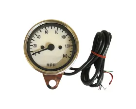 HardDrive Mini Electronic Speedometer White Face LED Lights