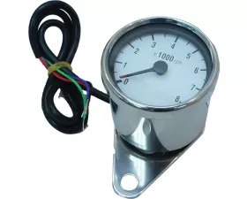 HardDrive Mini 8000rpm Tachometer White Face