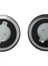 HardDrive Cam Style Gas Cap Set Black Harley Davidson Cam Tanks Pre-1982                                     - 75-007BK - Image 3