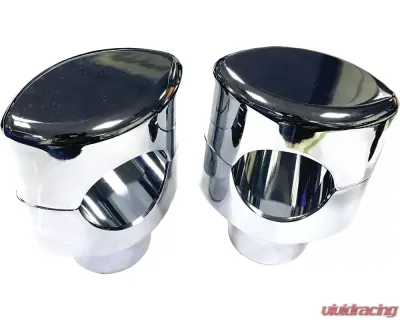 HardDrive Chrome Infinity Riser For Handlebar Riser 1.25" Diameter Bars Harley Davidson - 240973
