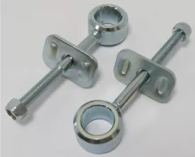 HardDrive Rear Axle Adjuster Set Zinc Harley Davidson FLT 1984-1996