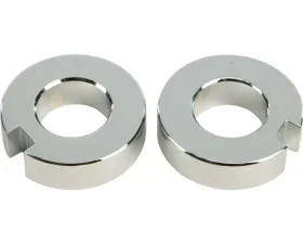 HardDrive Rear Axle Collar Set Chrome Harley Davidson FXST 2000-2007