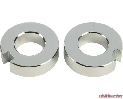 HardDrive Rear Axle Collar Set Chrome Harley Davidson FXST 2000-2007 - 25-062