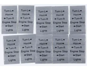 HardDrive Replacement Decals Harley Davidson 1972-1981
