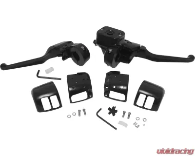 HardDrive Complete Handlebar Control 9/16" Without Switches Black Harley Davidson 1996-2006 - 26-095BK