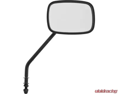 HardDrive 5"X3.5" Mirror OE Style 8" Stem Left/Right Black - 30-851BK