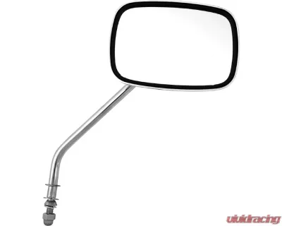 HardDrive 5"X3.5" Mirror OE Style 8" Stem Left/Right Chrome - 30-851