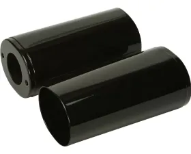 HardDrive Upper Fork Tube Covers Black Harley Davidson Touring 1984-2013 | FLST 1984-2014