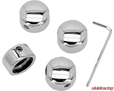 HardDrive Head Bolt Covers Chrome Harley Davidson 1986-2019 - 301854