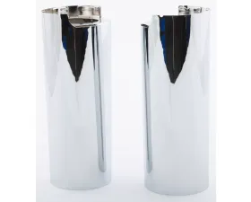 HardDrive Upper Fork Tube Covers Chrome +2