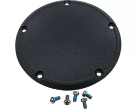 HardDrive 5-Hole Derby Cover Wrinkled Black Harley Davidson Big Twin 1999-2016