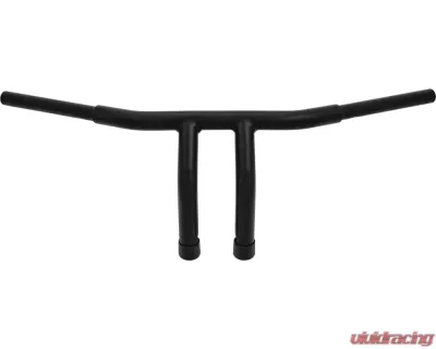 HardDrive Fat Tiller Handlebar Black 1.25" With 8" Rise Harley Davidson 1982-Up - 31-0167MB