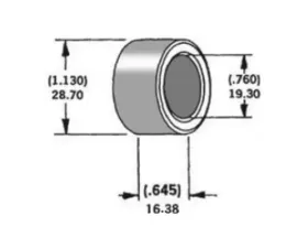 HardDrive Axle Spacer 3/4