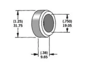 HardDrive Axle Spacer 3/4